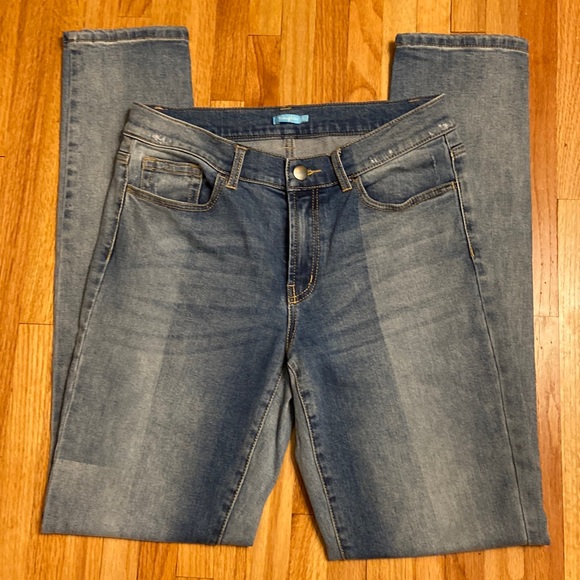 J. McLaughlin jayce high rise jean patchwork, size 4 - Picture 1 of 5